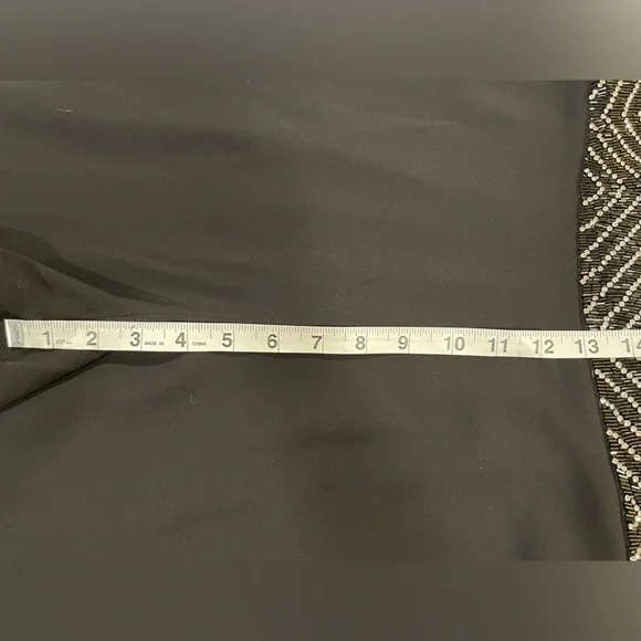 Alice + Olivia | Lina Leather Trimmed Embellished Wide Leg Jumpsuit | 6 - Picture 9 of 16